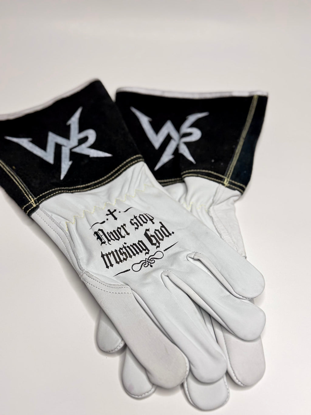 Never stop trusting God - Welding Gloves