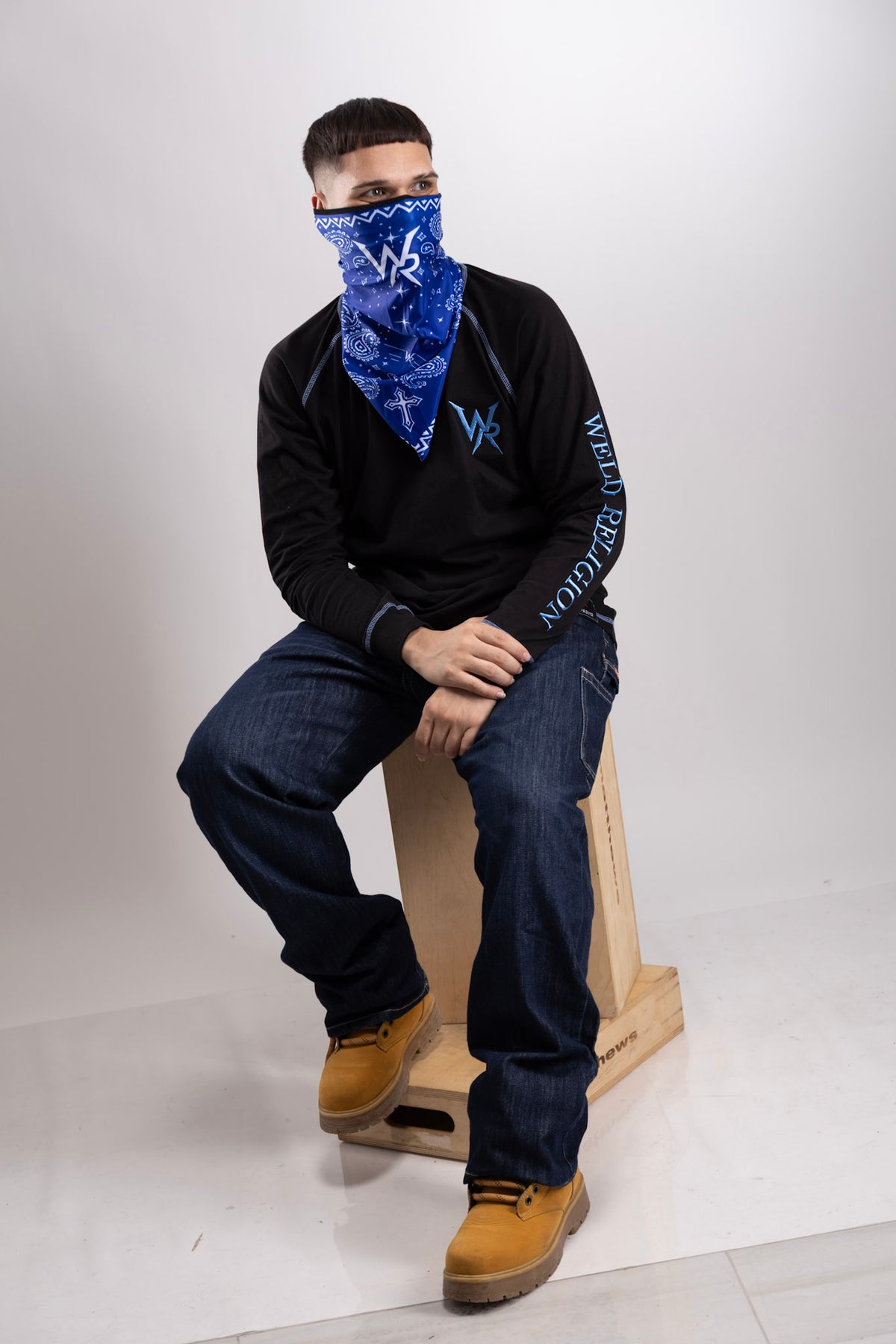Weld Religion - Tshirt FR - Blue
